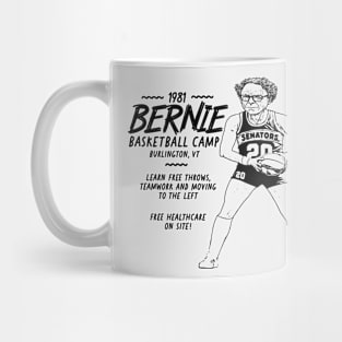 Retro Bernie Sanders Basketball Camp // Funny Bernie Sanders Baller Retro Mug